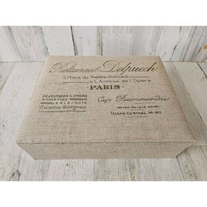 Restaurant Delpuech Paris box home decor jewelry large‎